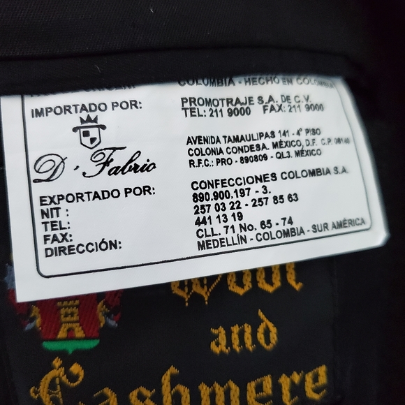 D Fabrio full length cashmere BLACK - Picture 14 of 15